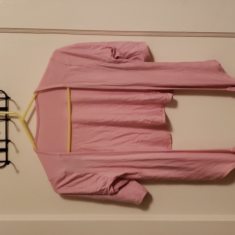 Wrap top light pink